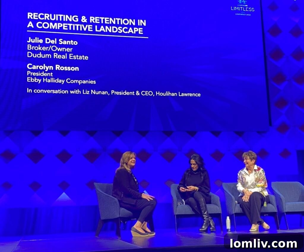 Ebby Halliday Companies President Carolyn Rosson on a panel at the LeadingRE conference