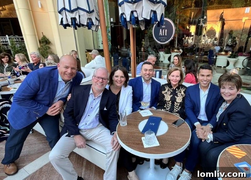 Ebby Halliday Companies leadership team networking at the LeadingRE conference