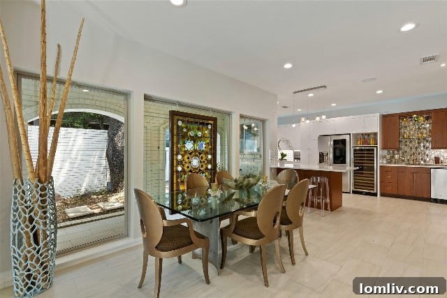 Fort Worth's Rare Single-Level Gem in a Gated Oasis 10 After photo of bright, modern, and inviting kitchen