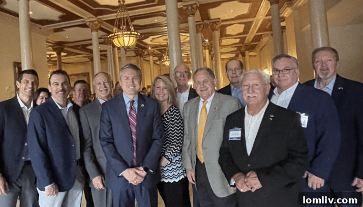 Dallas Builders Association members with Rep. Brian Harrison at the Texas Association of Builders reception.