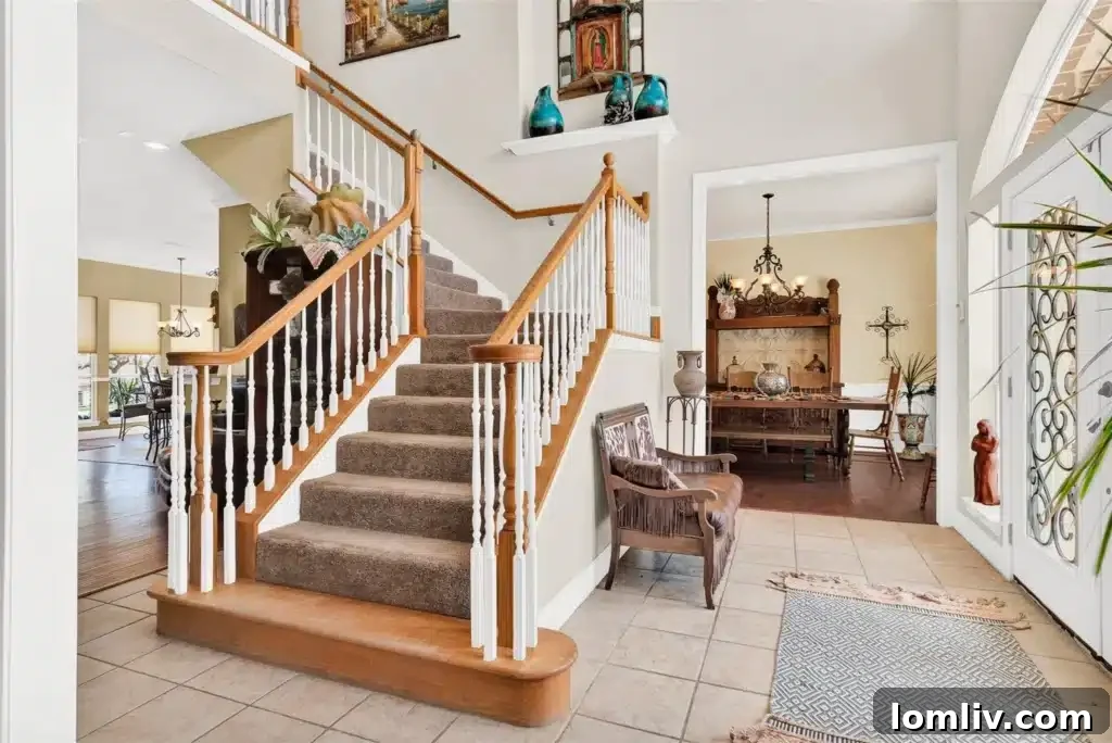 Experience North Texas: World-Class Porch Sitting Awaits at Open Houses 14 An open-concept living area in an Aledo home, designed for seamless flow and modern comfort.