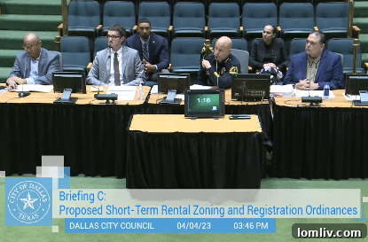 Dallas City Council Tables Short-Term Rental Ordinance Vote After Marathon Session 4 Dallas Police Chief Eddie Garcia answers questions at a city council briefing, emphasizing the police department's resource challenges.