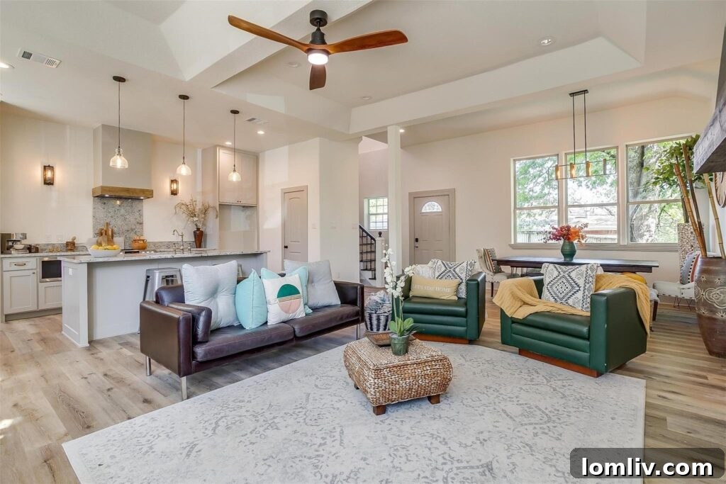 Renovated Interior West Meadowbrook Home Modern Loft-Like Layout