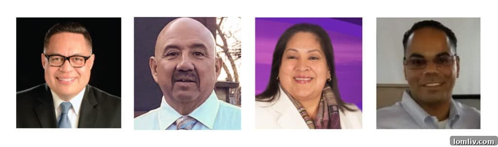 Omar Narvaez, Tony Carrillo, Monica R. Alonzo, Sidney Robles Martinez