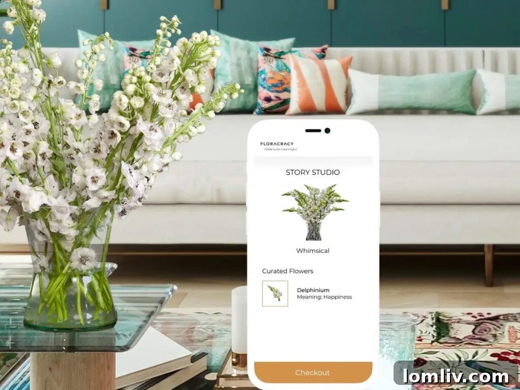 A stunning custom floral arrangement from Floracracy, featuring a unique blend of blooms and colors.