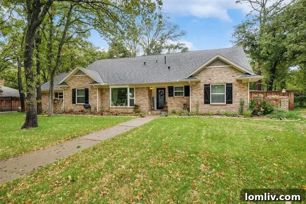 Elegant updated family home at 3014 Santa Monica Drive in Denton.