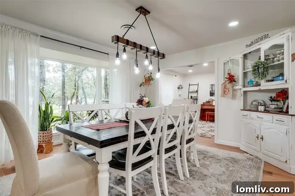 Spacious and bright primary bedroom on the first floor, designed for privacy.