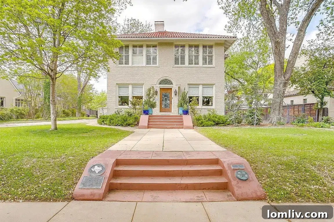 Pappy O'Daniel's historic Fort Worth home exterior