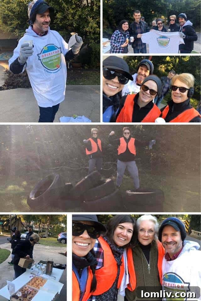 Community residents participating in the Beckley Club Estates Fall Community Clean Up, demonstrating strong neighborhood spirit.