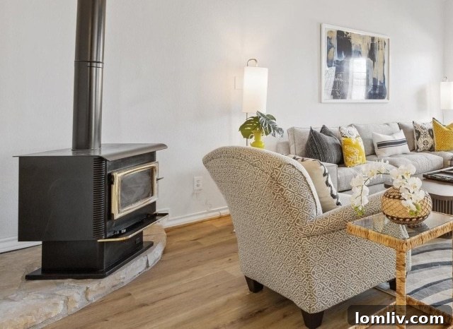 Renovated bathroom with modern fixtures