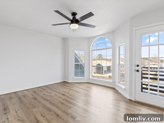 Second upstairs primary suite with modern design