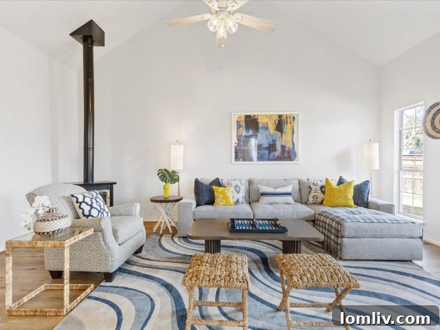 Spacious guest bedroom downstairs