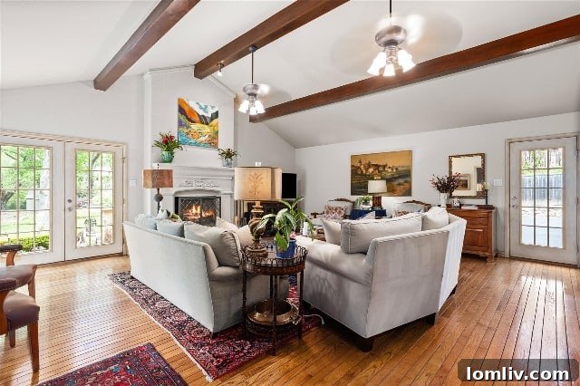 Charming breakfast room adjacent to the family room at 4132 Tamworth Road, offering a bright and versatile space ideal for casual dining or as a flexible bonus area.