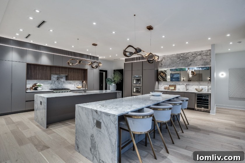 Modern and spacious bedroom in a high-end Dallas residence, showcasing Janet Goldschmidt's sophisticated design.