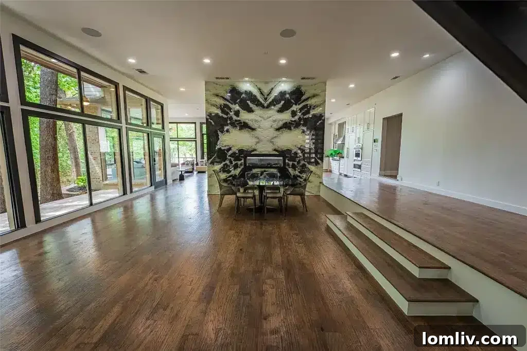 Colleyville Luxury: Homes That Redefine Grandeur 5 Modern kitchen with high-end appliances and custom cabinetry at 7312 Hix Court