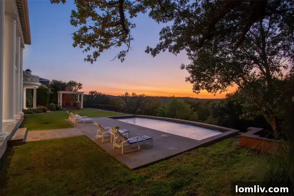 Grand staircase Fort Worth luxury property