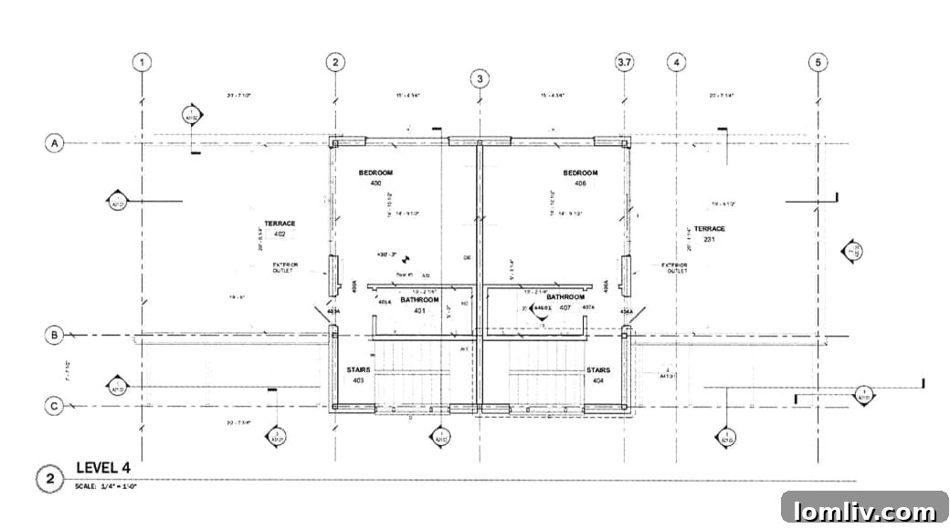 Floor plan for the main living area of the Dallas new build