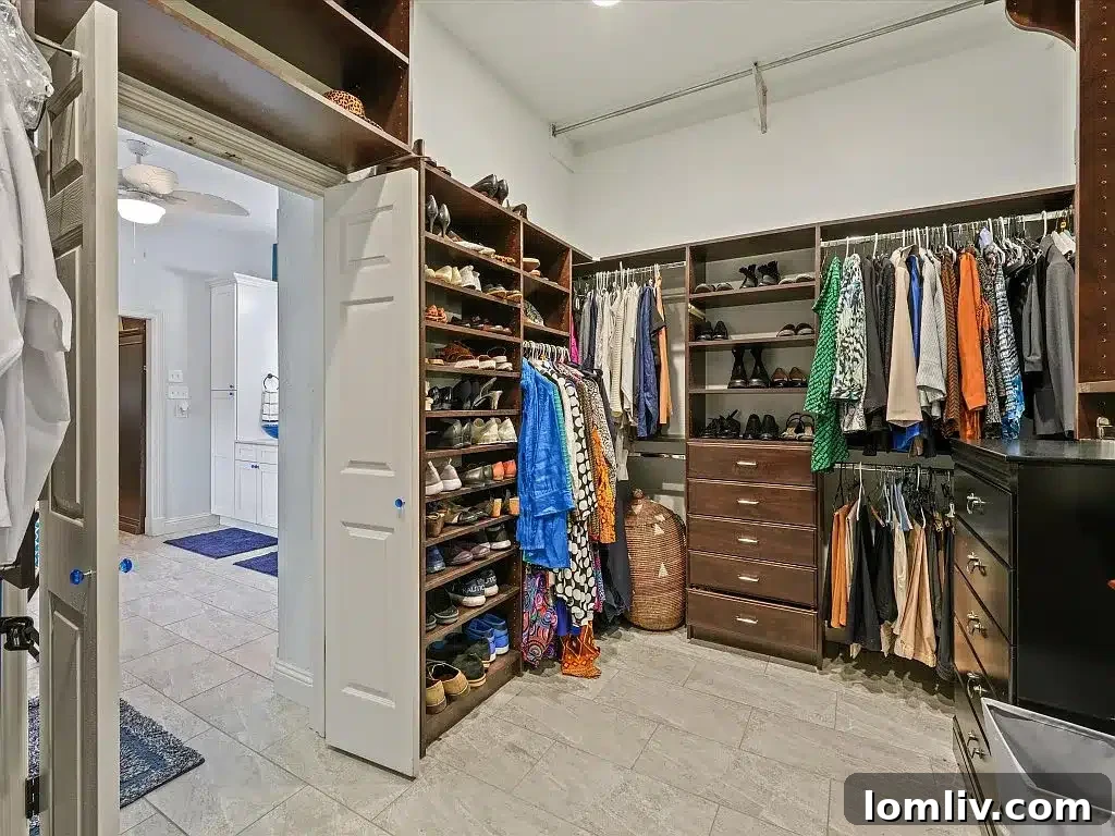 Inviting living space with fireplace and abundant natural light in this Rowlett home.