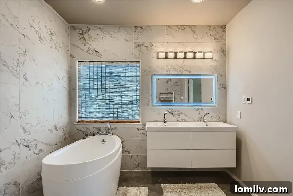 Vast upstairs media room, providing ultimate entertainment space for the family in Rowlett.