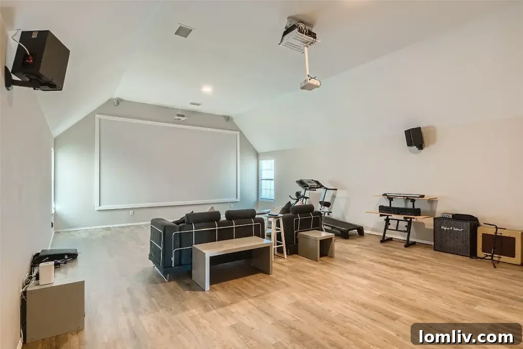 Manicured backyard with ample space for outdoor activities and relaxation in Rowlett.