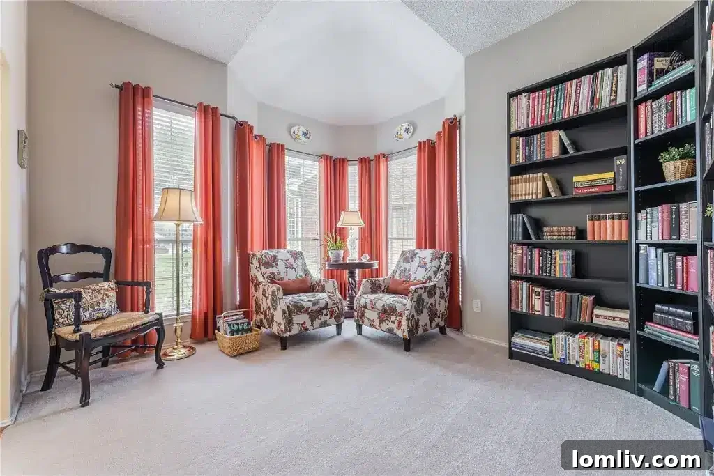 Spacious living area in a Rowlett home, ideal for family gatherings