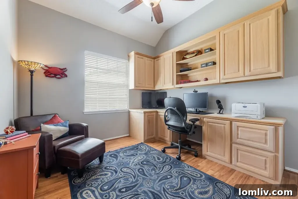 Stylish bathroom with dual vanities in a Rowlett TX home