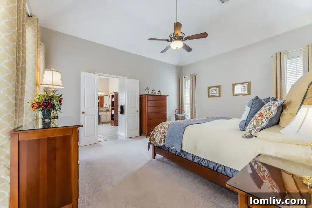 Inviting backyard with a sparkling pool and hot tub in 6010 Arden Court