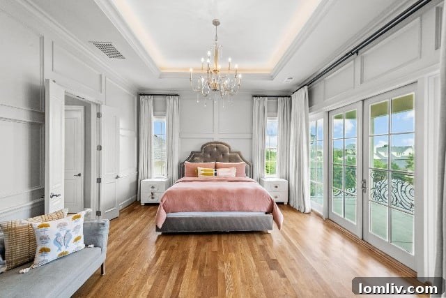 Private balcony accessible from the primary suite, perfect for morning coffee