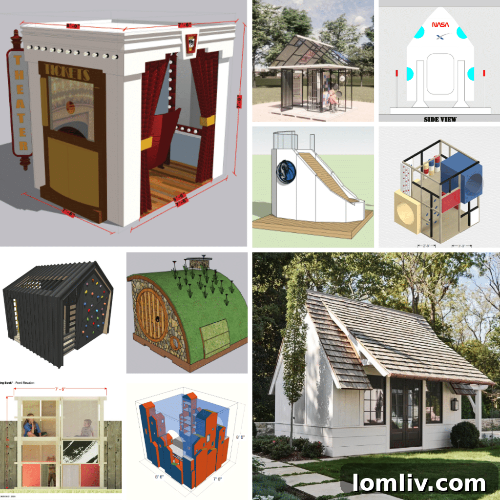 A sneak peek of the innovative playhouse designs from LRO Residential and other participants for this year’s Parade of Playhouses, set to inspire and delight.