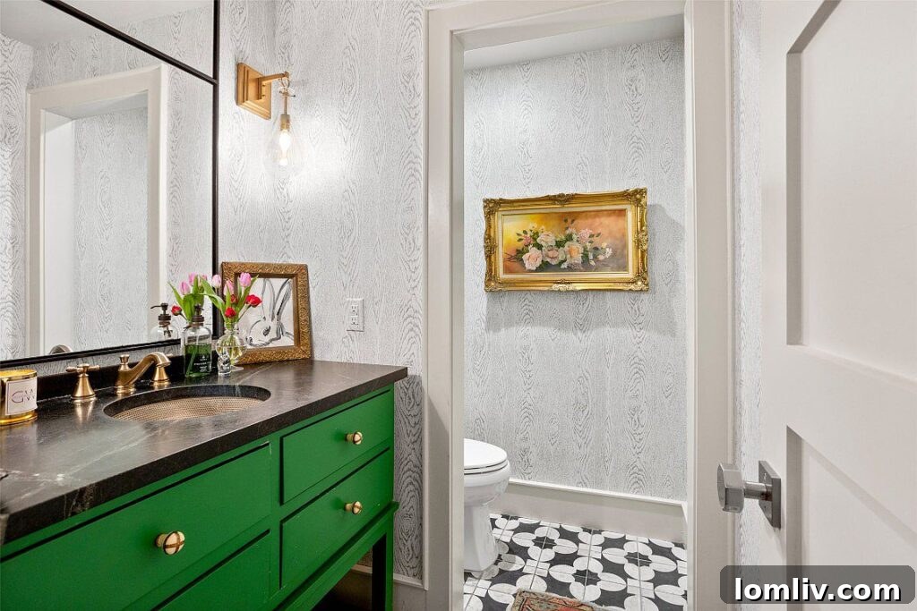 Luxury Powder Room Crestline Contemporary