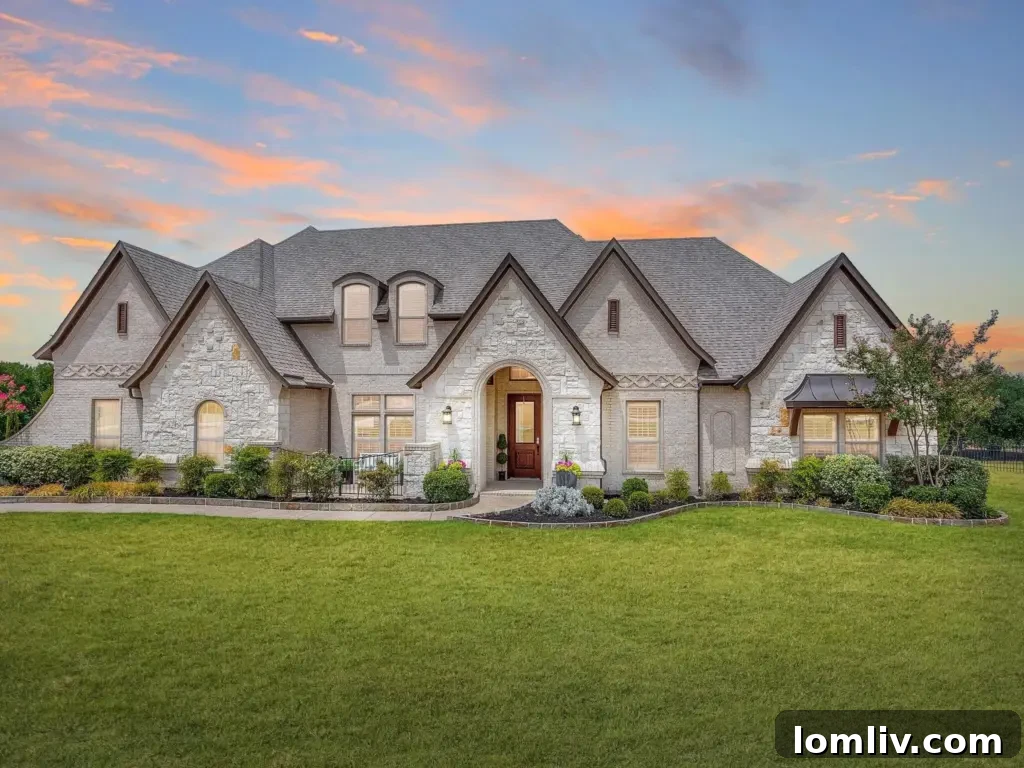 Modern urban home on Bella Vino Drive in Fort Worth, Texas