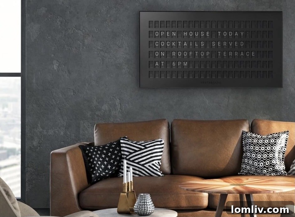 Father's Day Gift Guide featuring Vestaboard