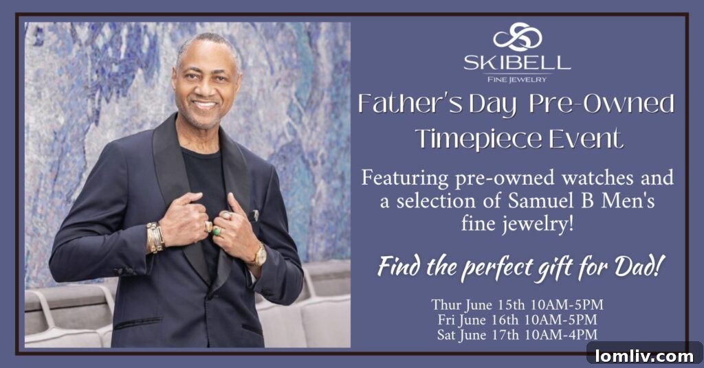 Pre-owned luxury watches for Father's Day at Skibell Fine Jewelry