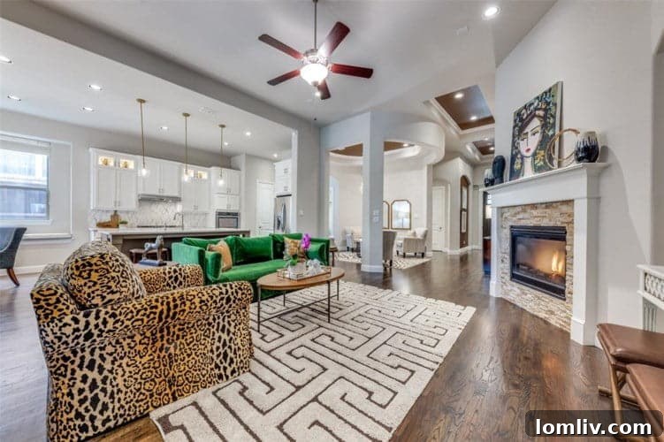 Contemporary home exterior on a well-maintained corner lot in Merriman Park