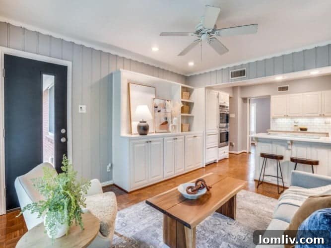 Contemporary bathroom with updated fixtures, a stylish vanity, and clean design