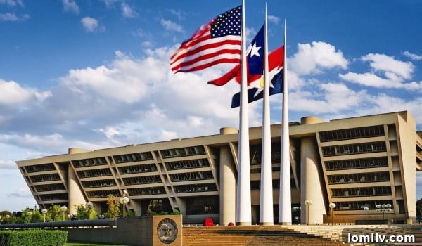 Dallas City Hall, the epicenter of municipal governance, where key decisions impacting the community are made.