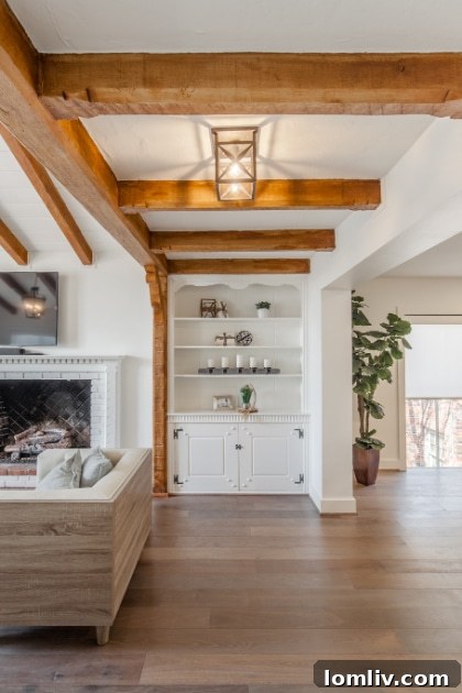 Elegant living space with contemporary furnishings in the Dilbeck duplex