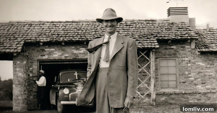 Portrait of Charles Dilbeck, the renowned Dallas architect