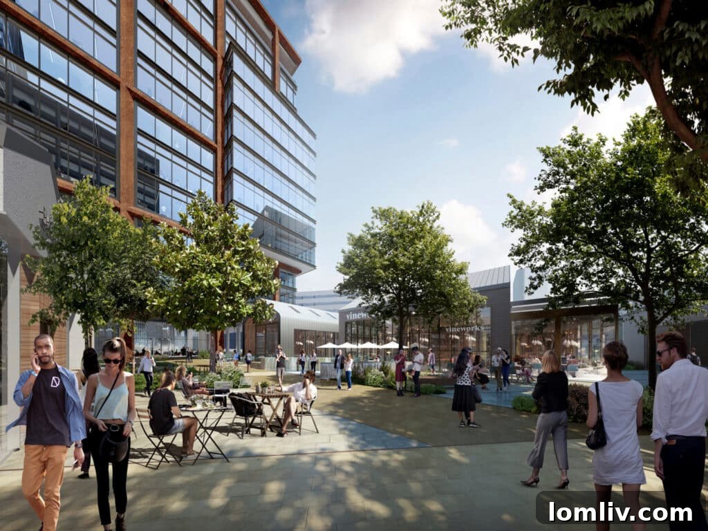 Omniplan's KidQuad Playhouse Leads Uptown's Iconic Transformation 4 The campsite experience we’ve been craving is designed by Omniplan.