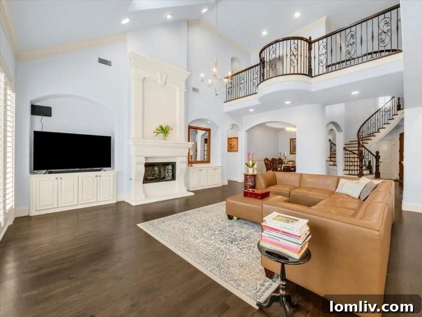 Luxury kitchen with marble countertops in Avignon Windhaven home