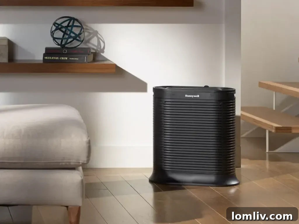 Air purifiers combat harmful air particles, promoting better indoor air quality.