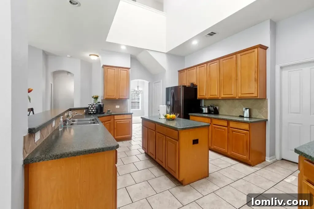 Well-appointed bathroom with modern fixtures and a spacious vanity