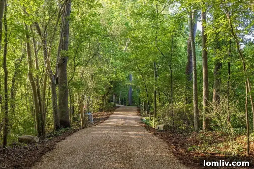 Exterior view of the Lodge, highlighting the hand-cut limestone blocks.