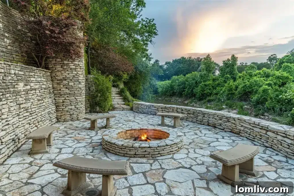 A stunning architectural detail on the exterior of The Lodge.