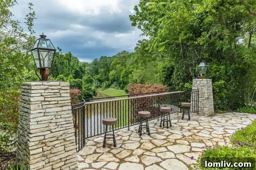 The elegant outdoor swimming pool area, perfect for relaxation and entertainment.