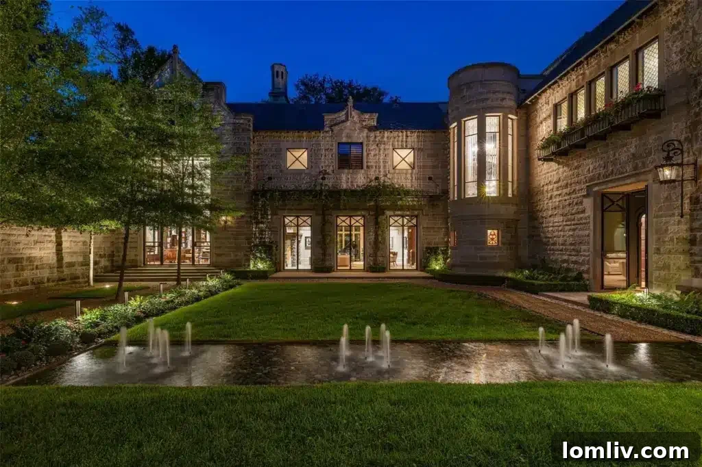 Inside the guest lodge, featuring comfortable living spaces.