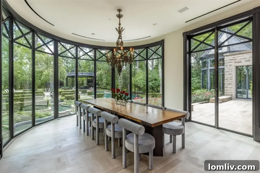 A spacious and elegant living room, perfect for relaxation or hosting.