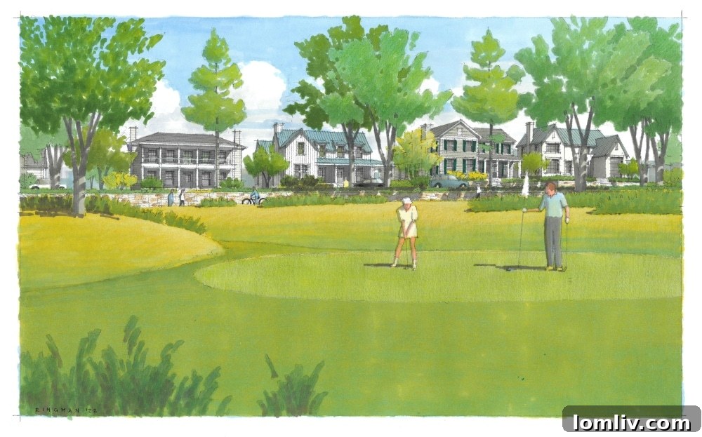 Aerial view of The Preserve at Fields, a luxury residential development in Frisco, Texas