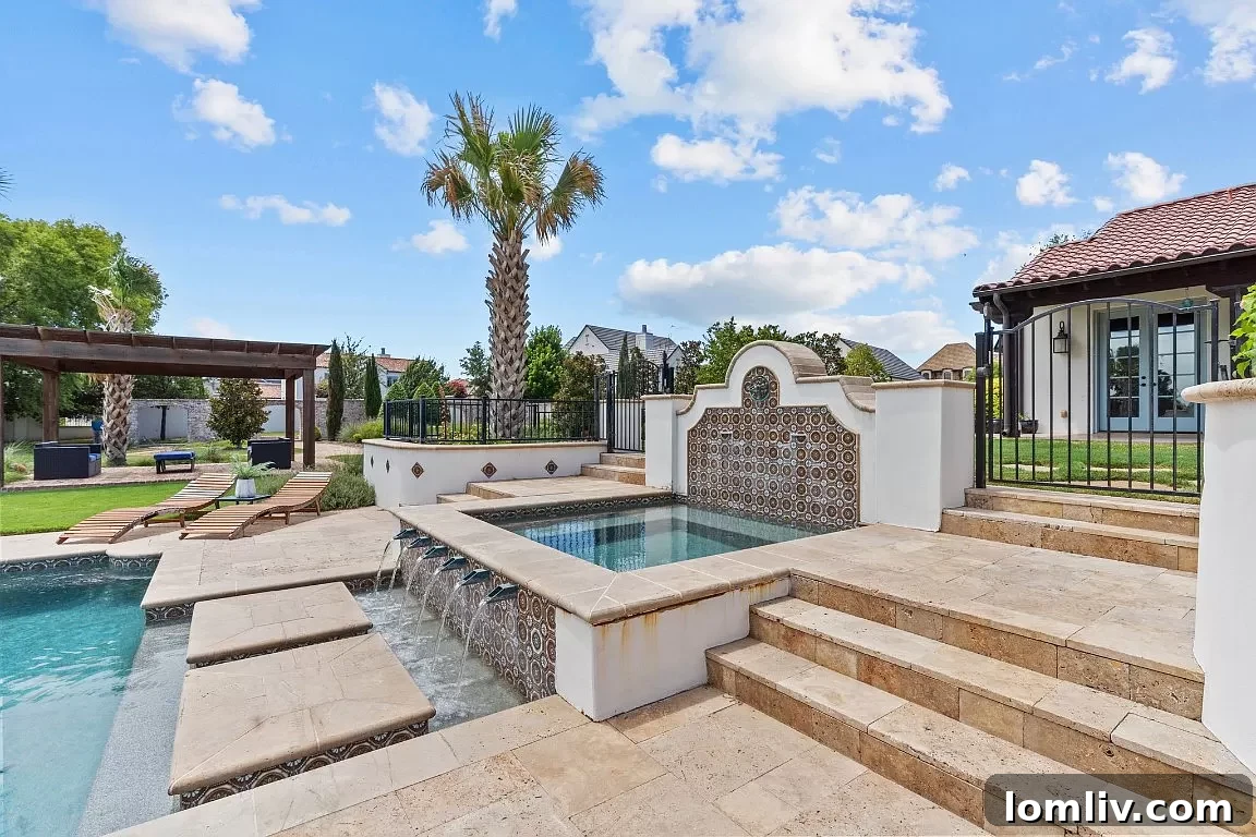 Mediterranean landscape design Montserrat Fort Worth