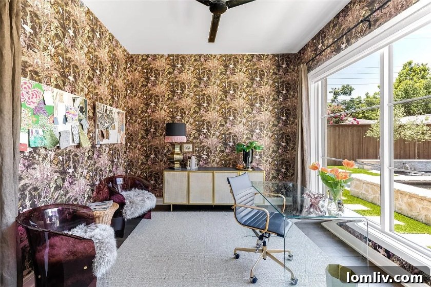 Modern kitchen with large island and high-end appliances in a Dallas luxury home